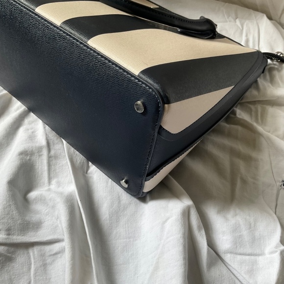 Kate spade Darcy Stripe large satchel/crossbody handbag - Picture 10 of 12
